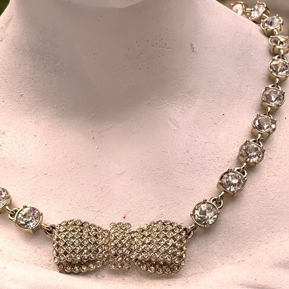 Ann Taylor necklace bow necklace - Picture 4 of 12